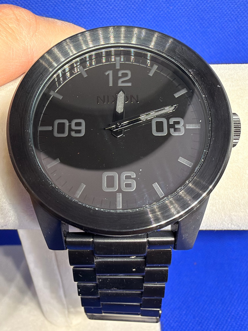 Nixon The Corporal Black Stainless Steel Watch - Black Case and Band